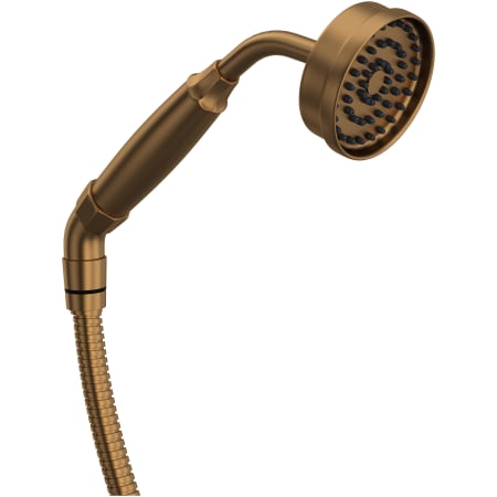 Perrin and Rowe Deco 1.8 GPM Single Function Hand Shower - Includes Hose English Bronze