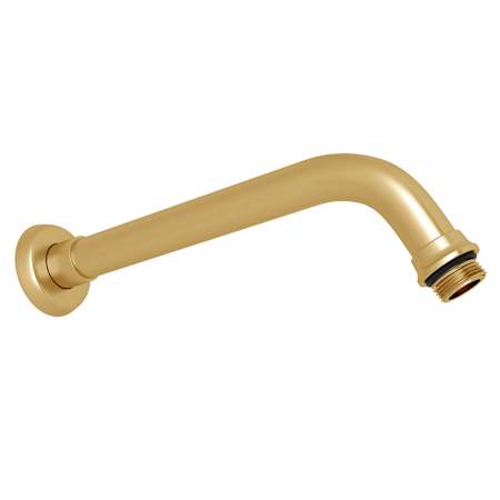 Perrin and Rowe Holborn 7" Reach Wall Mount Shower Arm Satin English Gold