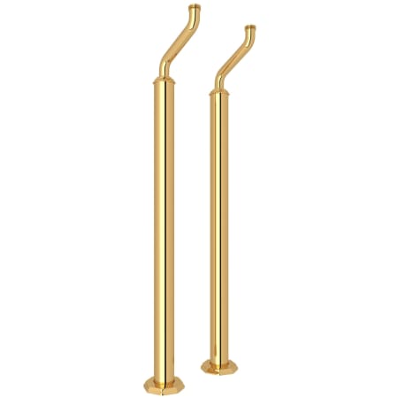Perrin and Rowe Deco Floor Pillar Legs English Gold