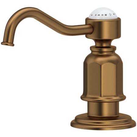 Perrin and Rowe Deck Mounted Soap Dispenser with 16 oz Capacity English Bronze