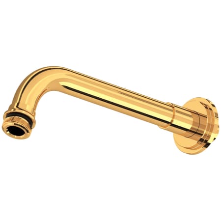 Perrin and Rowe 7" Reach Wall Mount Shower Arm English Gold