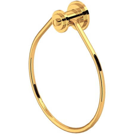 Perrin and Rowe Armstrong 6-7/8" Wall Mounted Towel Ring English Gold