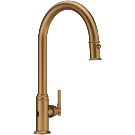 Perrin and Rowe Southbank 1.8 GPM Touchless Single Hole Pull Down Kitchen Faucet English Bronze