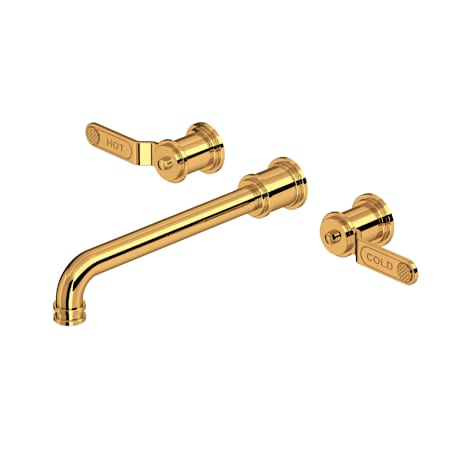 Perrin and Rowe Armstrong Wall Mounted Tub Filler English Gold