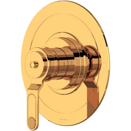 Perrin and Rowe Armstrong Pressure Balanced Valve Trim Only with Single Lever Handle - Less Rough In English Gold