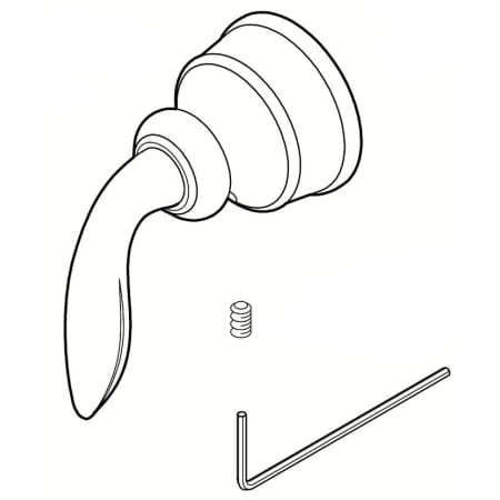 Pfister Avalon Tub and Shower Handle Sub Assembly Polished Chrome