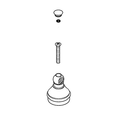 Pfister Savannah 36 / 43 / 49 / 801 Series Decorative Hub Polished Brass