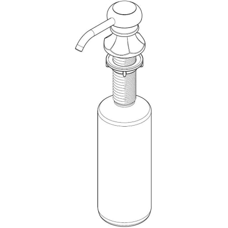 Pfister Catalina Soap / Lotion Dispenser Sub Assembly P/O Polished Chrome