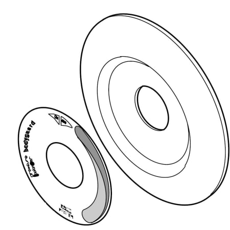 Pfister CPL Flange with Label Polished Chrome