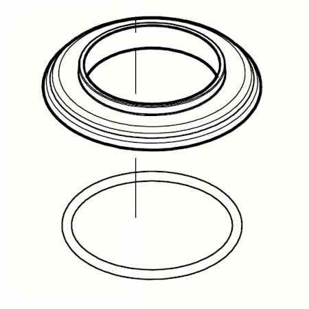 Pfister Catalina 49 Series Spout Base Brushed Brass