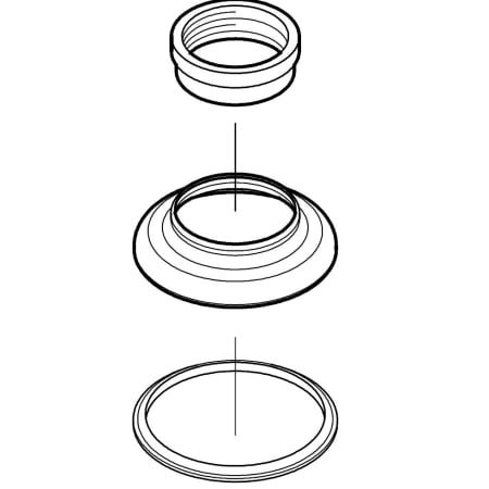 Pfister Bedford / Parisa Decorative Cobra Flange Kit Polished Chrome