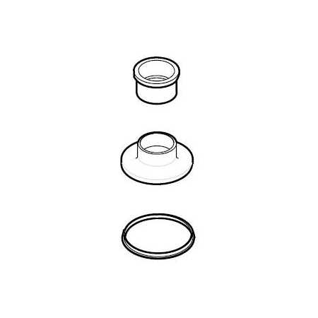 Pfister Bedford / Georgetown Cobra Core Flange Kit Polished Brass