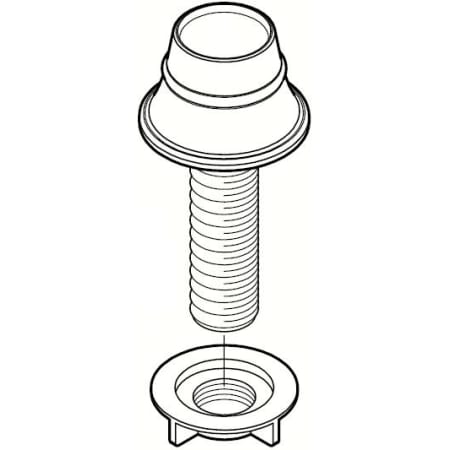 Pfister Avalon / Harbor 36 Series Light Sub Assembly Side Spray Hose Guide Polished Chrome