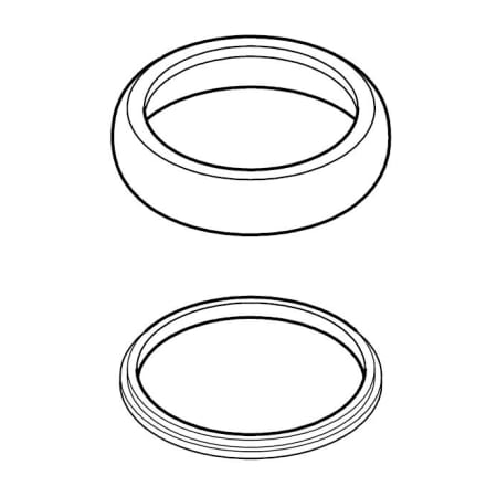 Pfister Marielle 72 Series Bar Faucet Base Ring with Gasket Polished Chrome