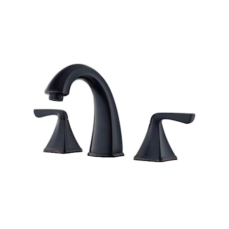 Pfister Selia 1.2 GPM Widespread Bathroom Faucet with Pop-Up Drain Assembly Tuscan Bronze