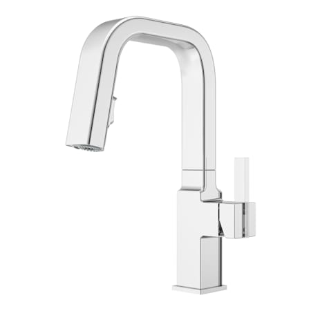 Pfister Verve 1.8 GPM Single Hole Pull Down Bar Faucet - Less Handle Polished Chrome