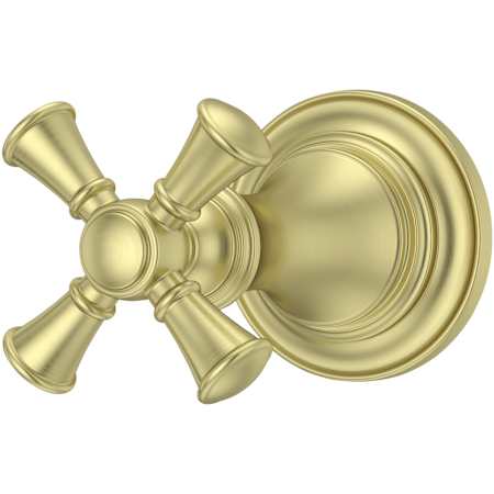 Pfister Tisbury Single Cross Handle 3 or 6 Function Diverter Valve Trim - Less Valve Brushed Gold