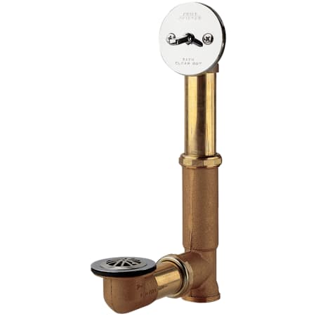 Pfister 1-1/2" 20 Gauge Bathtub Drain with Trip Lever Drain Polished Chrome