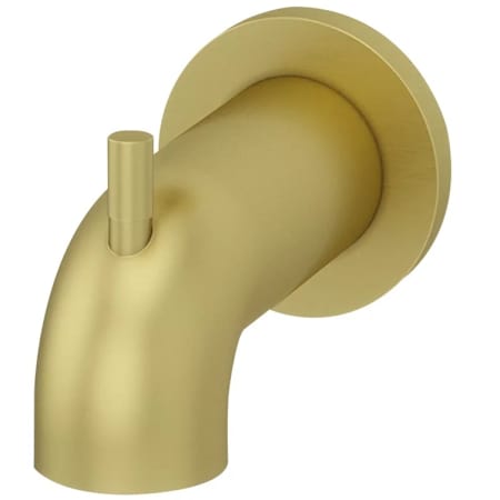 Pfister Quick Connect 5-3/16" Integrated Diverter Tub Spout Brushed Gold