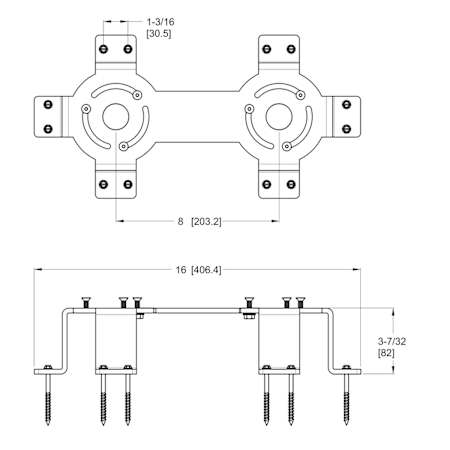 Pfister Tisbury Tub Filler Adapter for Concrete N/A