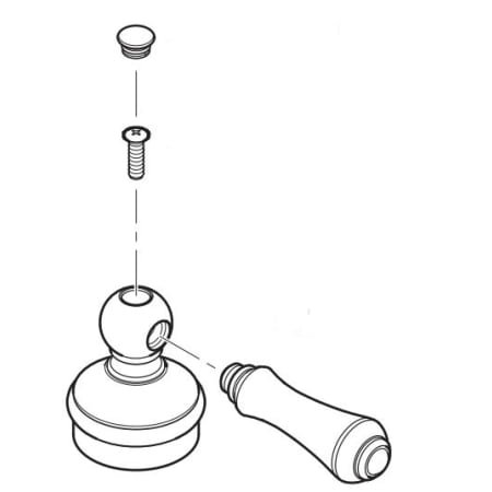 Pfister Savannah Replacement Lever Handle Stainless Steel