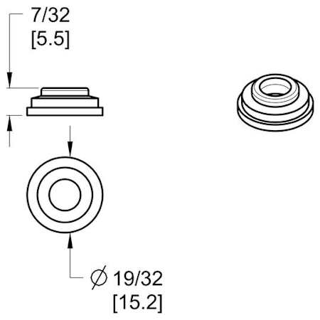 Pfister Savannah / Bedford 7/ 87 Series Hydro Cartridge Seal N/A