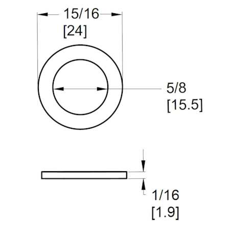 Pfister 01 Series Diverter Nylon Washer Seat N/A