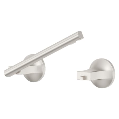 Pfister Pfirst Modern Wall Mounted Pivoting Toilet Paper Holder Brushed Nickel