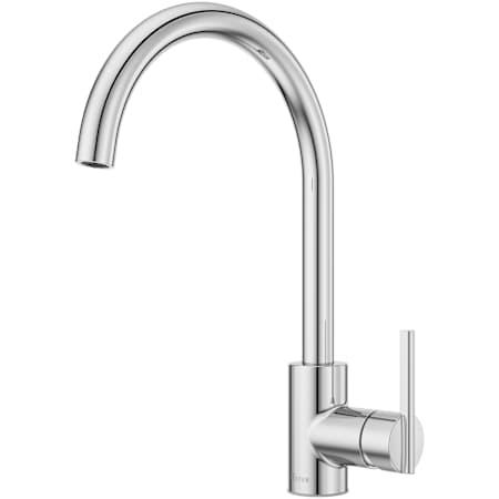 Pfister Brislin 1.5 GPM Single Hole Kitchen Faucet - Includes 360 Rotating Spout, Spot Defense Finish and Escutcheon Polished Chrome