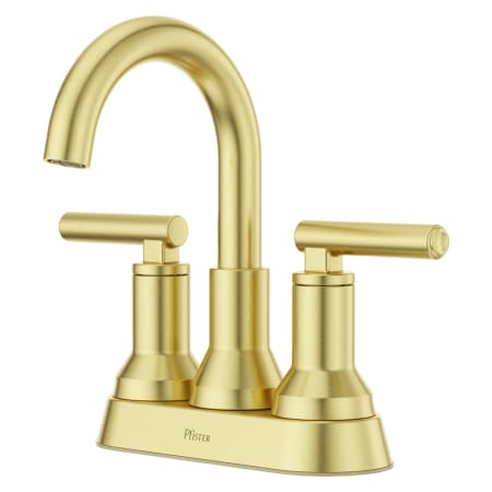 Pfister Capistrano 1.2 GPM Centerset Bathroom Faucet with Pop-Up Drain Assembly Brushed Gold