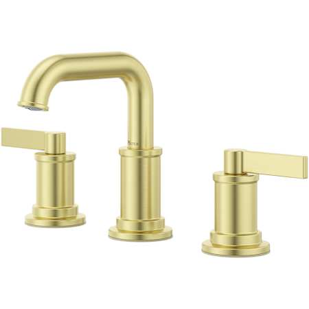 Pfister Havenridge 1.2 GPM Widespread Bathroom Faucet with Pop-Up Drain Assembly Brushed Gold