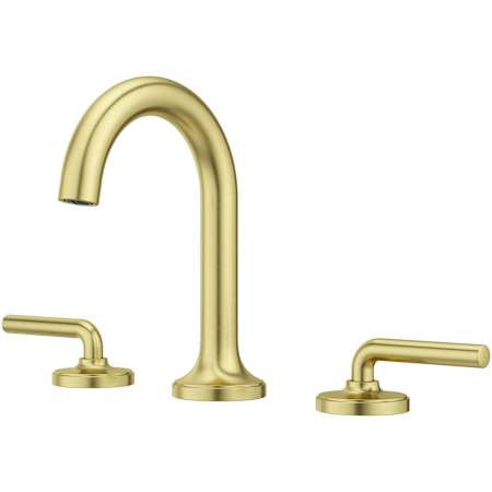 Pfister Tenet 1.2 GPM Widespread 3 Hole Bathroom Faucet with Pop-Up Drain Assembly Brushed Gold