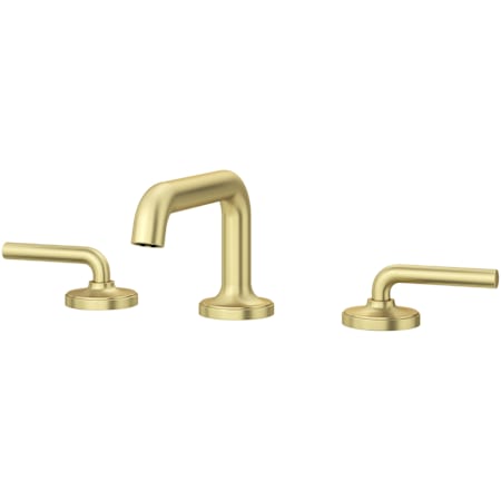 Pfister Tenet 1.2 GPM Widespread Bathroom Faucet with Pop-Up Drain Assembly Brushed Gold