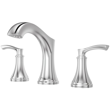 Pfister Woodbury 1.2 GPM Widespread Bathroom Faucet with Pfast Connect, Pforever Seal Valves, Spot Defense, and TiteSeal – Includes Push & Seal Drain Assembly Polished Chrome