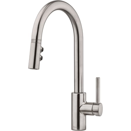 Pfister Stellen 1.8 GPM Single Hole Pull Down Kitchen Faucet - Includes Escutcheon Stainless Steel