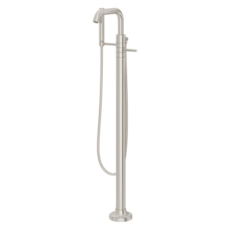Pfister Tenet Floor Mounted Tub Filler with Built-In Diverter - Includes Hand Shower Brushed Nickel