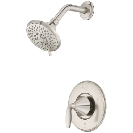 Pfister Winfield Shower Only Trim Package with 1.8 GPM Multi Function Shower Head with Pforever Seal Technology Brushed Nickel