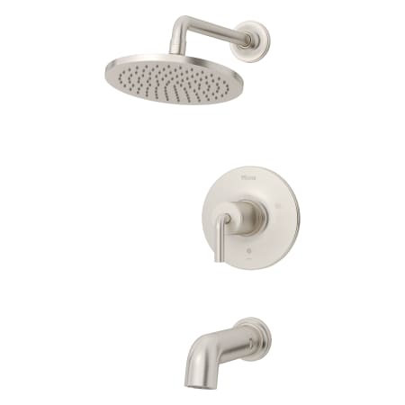 Pfister Tenet Tub and Shower Trim Package with 1.8 GPM Single Function Shower Head Brushed Nickel