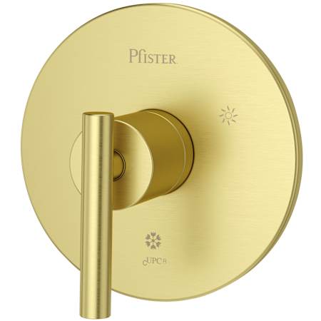 Pfister Contempra Pressure Balanced Valve Trim Only with Single Metal Lever Handle - Less Rough In Brushed Gold