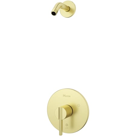 Pfister Brislin Pressure Valve Trim Only with Single Lever Handle Brushed Gold