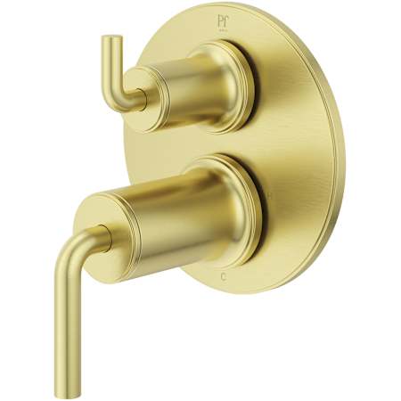 Pfister Tenet Double Handle 2 Function Diverter Valve Trim - Less Valve Brushed Gold