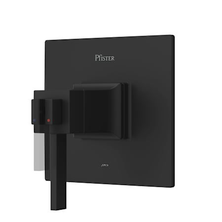 Pfister Verve Thermostatic Valve Trim Only with Volume Control - Less Rough In and Handles Matte Black