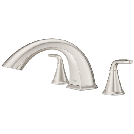 Pfister Winfield Deck Mounted Roman Tub Filler Brushed Nickel