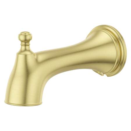 Pfister Transitional Round 6-13/16" Integrated Diverter Tub Spout Brushed Gold