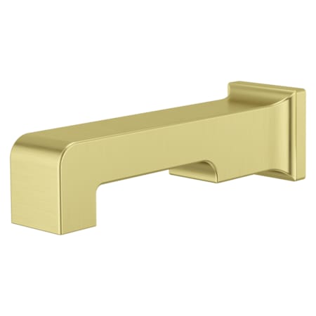 Pfister Modern Square 8-11/16" Tub Spout Brushed Gold