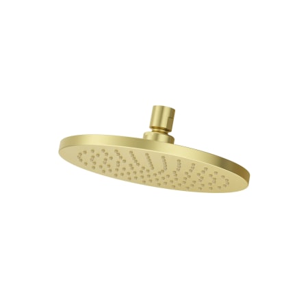 Pfister Modern Round 1.75 GPM Single Function Rain Shower Head Brushed Gold
