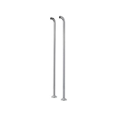 Pfister Savannah Floor Mounted Installation Kit Polished Chrome