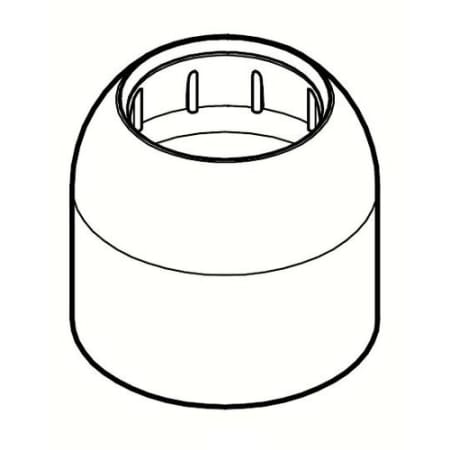 Pfister Parisa 34 Series Dome Cap Sleeve Polished Chrome