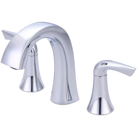 Pioneer Faucets Cabrillo 1.2 GPM Widespread Bathroom Faucet with Pop-Up Drain Assembly and Metal Handles Chrome