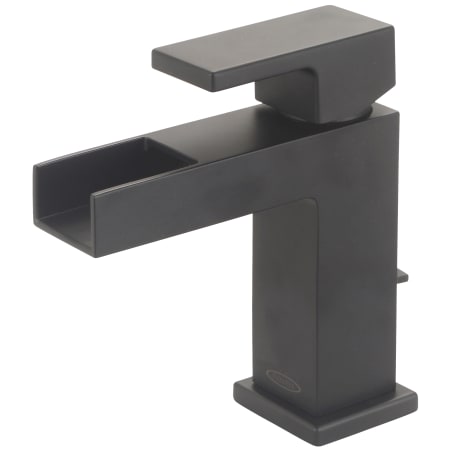 Pioneer Faucets Mod 1.2 GPM Single Hole Bathroom Faucet Matte Black